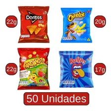 Elma Chips Ruffles + Doritos+fandangos+cheetos Caixa C/ 50un