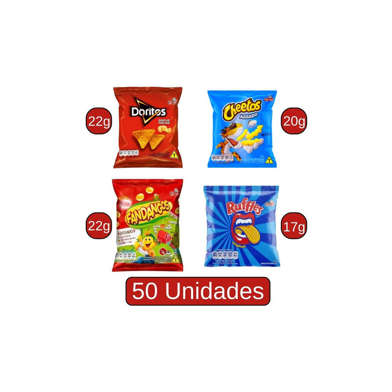 Caixa De Biscoito Cheetos Requeijão 30un De 20g - Elma Chips