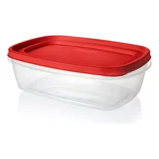 Contenedor Multiuso Easy Find Lids 2000ml Rubbermaid Color Rojo