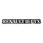 Emblema Letrero Renault 18 Placa