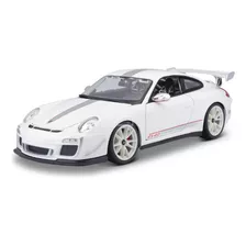 Miniatura Porsche 911 Gt3 Rs 4.0 - Branco - Bburago - 1:18