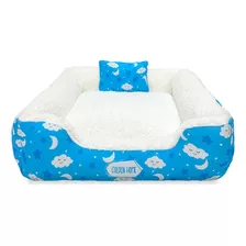 Caminha Pet Cachorro Gato 60x60 Média Sherpa Zíper Sherpa