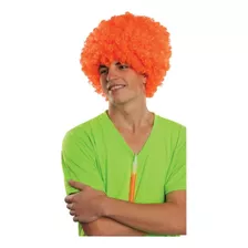 Peluca Afro Rave Naranja