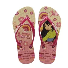 Chanclas Sandalias Havaianas Niños Mulan Rosa Talla 27 A 35