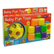 Kit Brinquedo Baby Funtoys Educativo Didático Infantil Bebê 