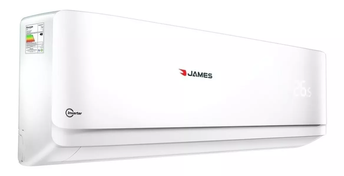 Aire Acondicionado James Split Inverter Frío/calor 18000 Btu Blanco 220v Aam-18au-inv