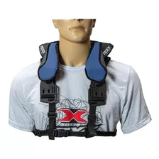 Protetor Pescoço Cervical Motocross Neck Brace Texx Enduro Cor Azul Tamanho Unico