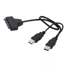 Cabo Adaptador Sata Para Usb 3,0 2,5 Hd Ssd Externo Cor Preto