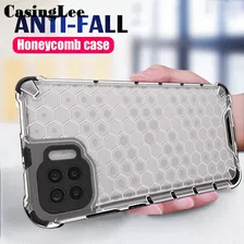 Para Oppo A93, Carcasa Rígida Hexagonal De Nido De Abeja