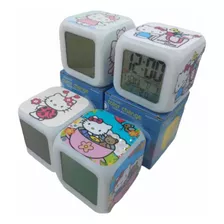 Reloj Despertador Iluminado Hello Kitty - Varios Diseños