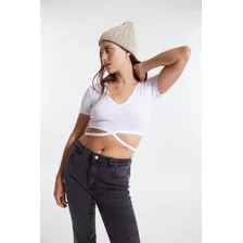 Remera Top Lazos Mujer System