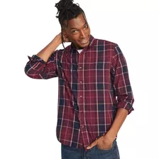 Camisa Hombre Old Navy Everyday Con Diseño Burdeo