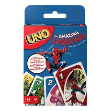 Jogo De Cartas Uno Do Homem Aranha Marvel - Mattel
