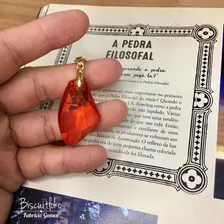 Colar Pedra Filosofal Harry Potter Colecionável