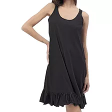 Vestido Mujer Corto Casual Nuevo Temporada Liso Colores 