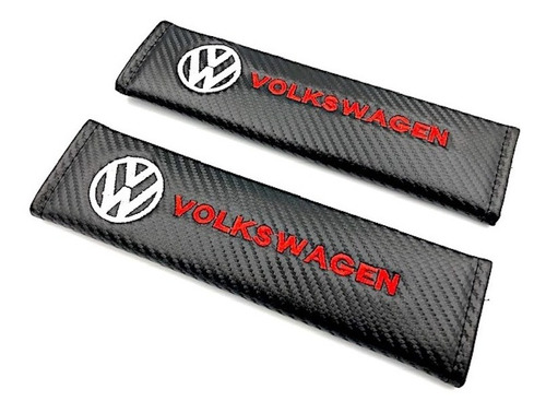 Funda Fibra Carbono Para Cinturn De Seguridad Vw Foto 3