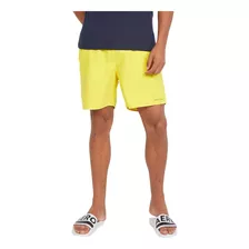 Short Aeropostale D'água Swimwear Dark Logo Amarelo Claro