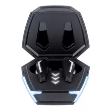 Audífonos Bluetooth Gamer Sensortouch Luz Rgb2.5hr Color Negro