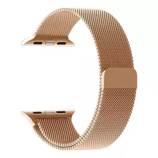 Correa Para Apple Watch 44mm Malla Metal Imantado Milanese