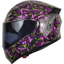 Casco Kov Estelar Titan Abatible Morado Certificado Dot S