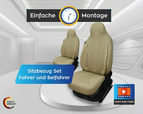 Funda Asiento Piloto Motorhome Hymer Ducato Beige X2 Foto 7