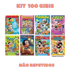 100 Gibis Turma Da Mônica - Sem Repetições (kit)