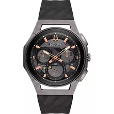 Reloj Bulova Curv Original Cronográfo 98a162 Para Hombre Ts