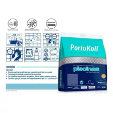 Portokoll Acqua Flex Para Piscinas Cor Azul Royal 4 Kg