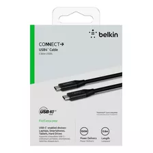 Cabo Belkin Usb4 100w 40 Gbps Inz001bt0.8mbk If Certified