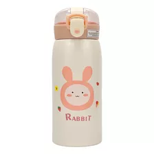 Garrafa Térmica 350ml Escolar Infantil Suco Agua Animais Cor Rabbit