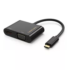 Usb-c A Hdmi Vga Adaptador Cablecreation Usb Type C A Dual V