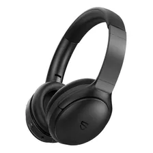 Audífonos Soundpeats A6 Plegables Con Bluetooth Color Negro