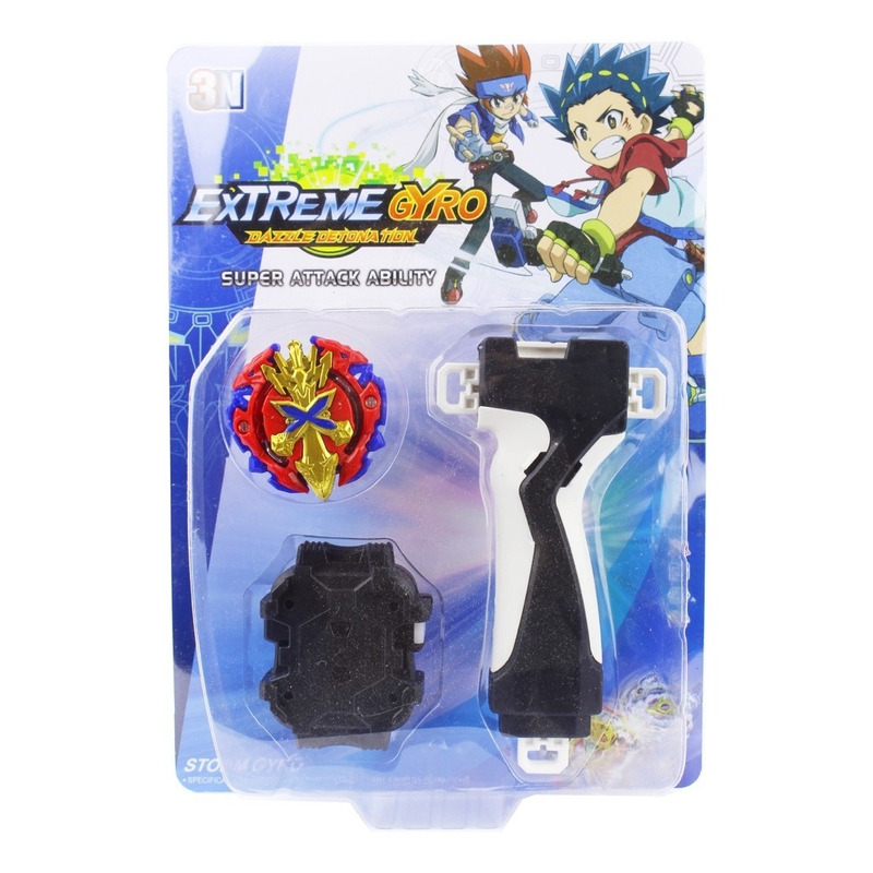 Beyblade Tornado Burst Evolution com Grip Lançador Extreme Gyro Turbo Speed  Super Rapido e Muito Forte