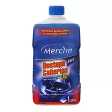 Destapa Cañería En Gel Merclin × 1 Litro