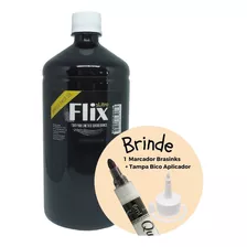 Tinta Marcador Quadro Branco 1 L (flix) + De 200 Recargas Cor Da Tinta Preto Cor Do Exterior Não Se Aplica