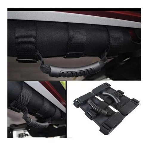 Par Agarraderas Para Roll Bar Jeep Wrangler Rzr Accesorios Foto 4