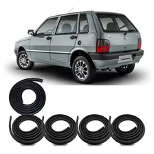 Kit Borracha 4 Portas E Porta Malas Fiat Uno Elba Premio