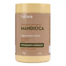 Máscara Tratamento Mandioca 1kg Fatore Cabelos Fracos Opacos