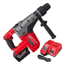 Rotomartillo Sds-max 7j 18v Milwaukee Fuel 2717-20 Bat 9,0ah Color Rojo Y Negro