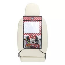 Bolso Organizador Porta Tablet Butaca Auto Disney Minnie Color Rojo