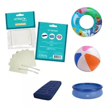 Kit De Reparo Para Conserto Infláveis Colchão Piscina Boia