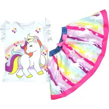 Conjuntos Tutu Para Niñas De Unicornio - H