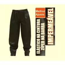 Calça Avulsa Capa Chuva Motoqueiro Pvc 100% Impermeável