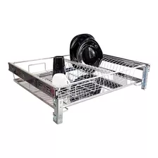 Escorredor Gaveta C/ Trilhos Deslizante 57cm Jomer 3340 Inox