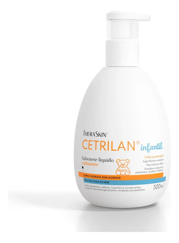 Theraskin Cetrilan - Sabonete Líquido Infantil 500ml Theraskin Sabonete Líquido