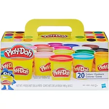 Massa Modelar Play-doh Hasbro Com 20 Potes Sortidos