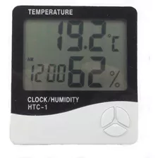 Termo-higrômetro Digital Htc1 - Temperatura, Umidade E Hora