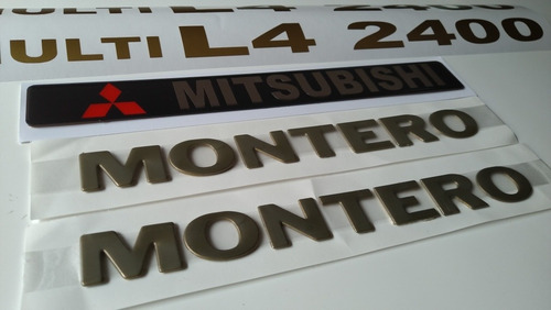 Mitsubishi Montero 2400 Emblemas Y Calcomanas Laterales  Foto 2