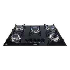 Fogão Cooktop Gás Askoi 5 Bocas C/ 2 Bocas Grandes Preto 110v/220v