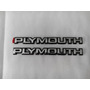 Emblema Valiant Duster Plymouth Cofre Cajuela Clasico